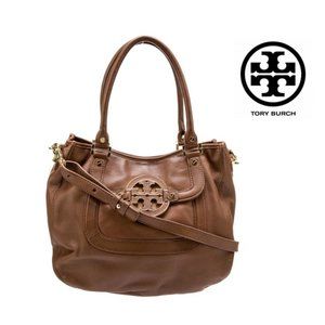 TORY BURCH Leather Shoulder Bag / extra removable adjustable strap included